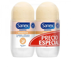 DERMO SENSITIVE desodorante roll-on dúo 2 x 50 ml