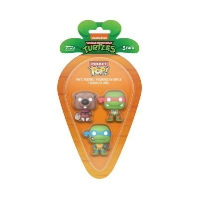 Funko pocket pop carrot las tortugas ninja 2 76442 pack 3