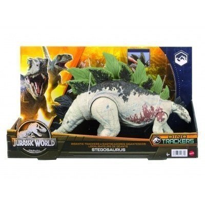 Figura mattel jurassic world trackers stegosaurus