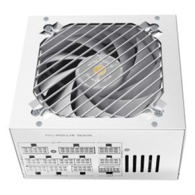 FUENTE DE ALIMENTACION MARS GAMING 1000W MODULAR ATX 3.1 80+ GOLD 140mm SILENT BLANCO