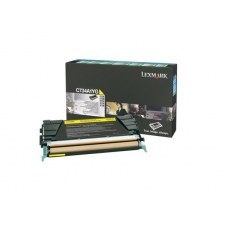 TONER LEXMARK AMARILLO 6K RETURN PROG