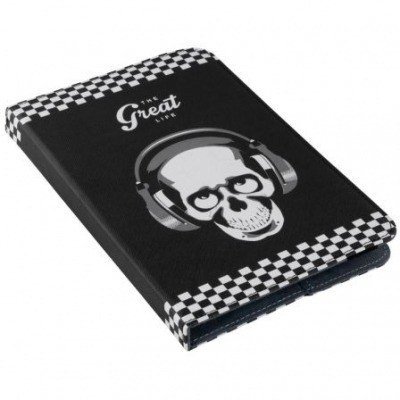 Funda E-vitta Stand 2P Urban Trendy Skull para Tablets de 10.1
