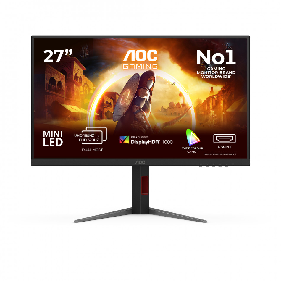 G4 U27G4XM pantalla para PC 68,6 cm (27") 3840 x 2160 Pixeles 4K Ultra HD LED Negro, Rojo