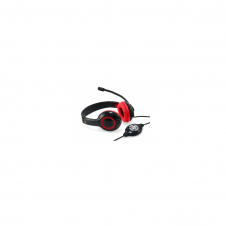 AURICULARES CONCEPTRONIC USB MIC NEGRO ROJO CCHATSTARU2R