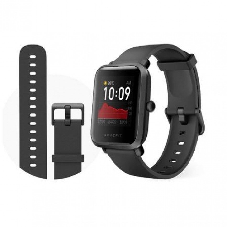 Smartwatch Huami Amazfit Bip S/ Frecuencia Cardíaca/ GPS/ Negro Carbón