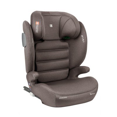 Silla de coche 100-150 cm i-Track i-SIZE Kikkaboo Marrón