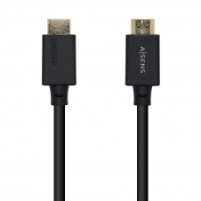 Aisens Cable audio video Hdmi tipo a estandar macho a macho 0.5m negro
