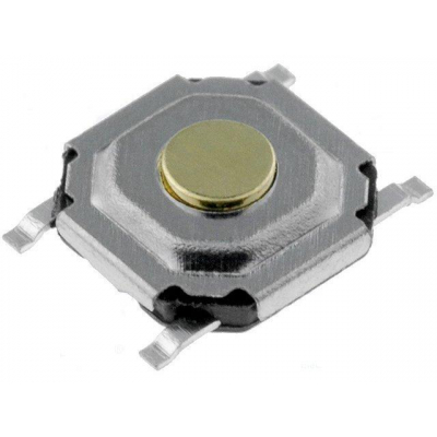 Pulsador Tacto SMD 5,2x5,2mm altura 1,5mm SW053