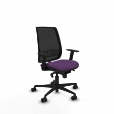 Piqueras y Crespo Alares sincro malla negra bali morado brazos 1D base nailon ruedas 65 mm nailon