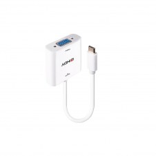 Lindy 43355 adaptador de cable de v?deo USB Tipo C VGA (D-Sub) Blanco