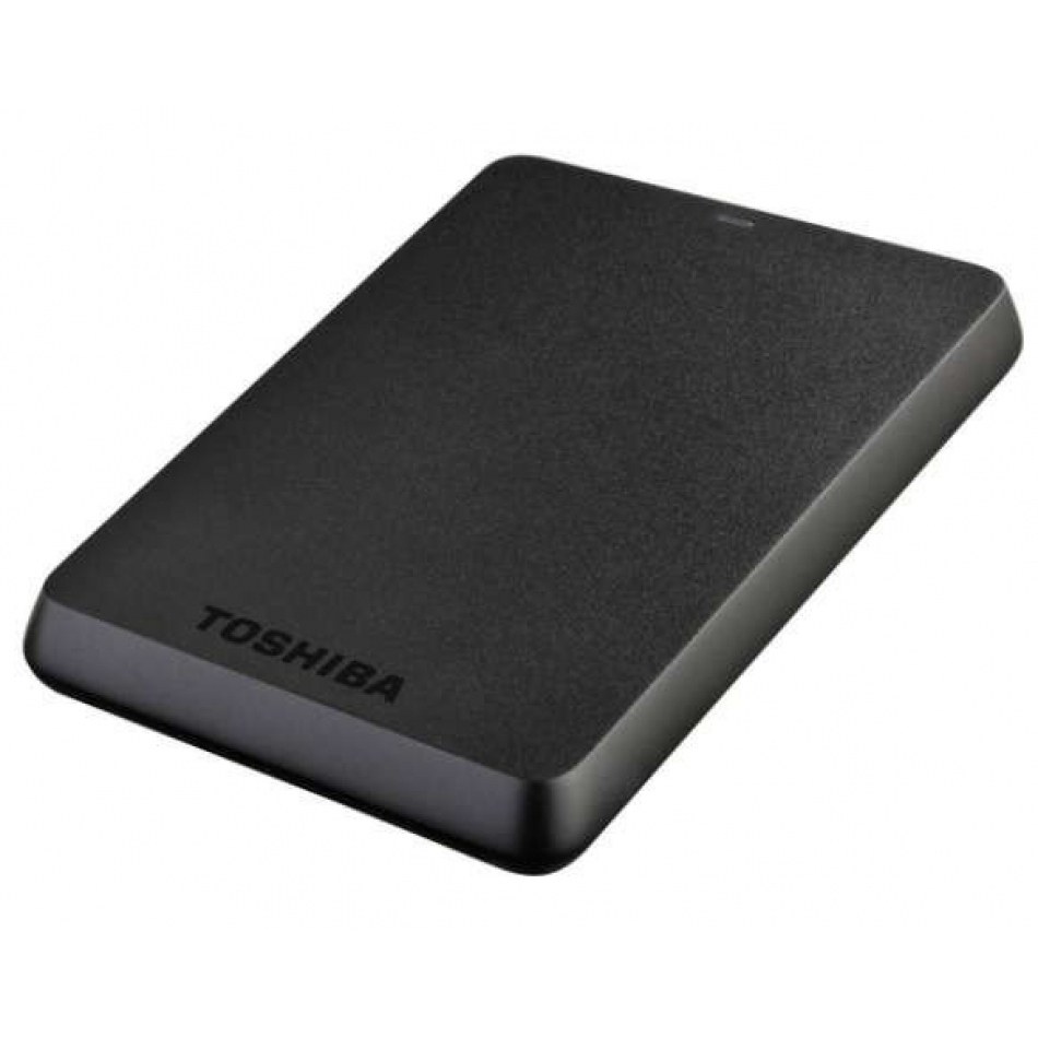 DISCO DURO EXTERNO TOSHIBA 500GB CANVIO BASICS - 2.5/6.35CM - USB 3.0 - MAX TRANSFERENCIA 5GBPS - ALIMENTACIÓN USB - NEGRO