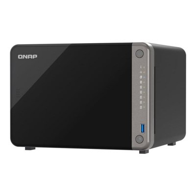 Servidor nas qnap ts - ai642 - 8g 6 baihas 8gb gigabit ethernet