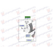 ALETIN DE PLASTICO PARA ALETA DELANTERA(O)