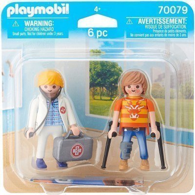 Playmobil duo pack doctora y paciente