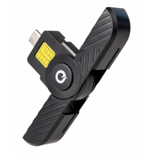 Tooq LECTOR TARJETAS DNIE USB-C 2.0, NEGRO