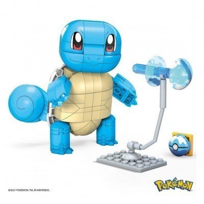 Figura mattel mega construx pokemon squirtle 199 pcs