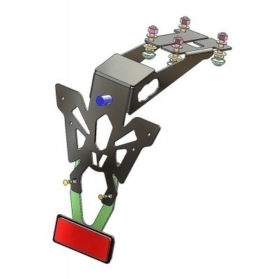 Portamatrículas V Parts Kawasaki Z-H2 2020 C8-SPK023