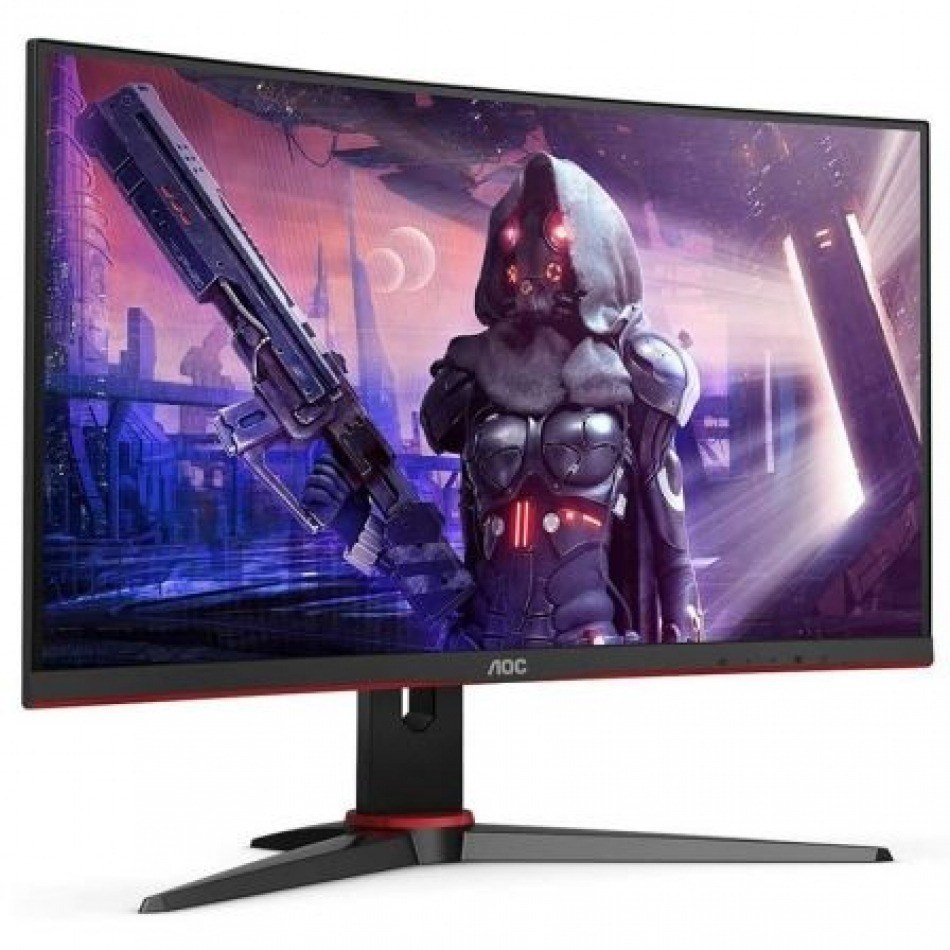 Monitor Gaming Curvo AOC C27G2AE/BK 27/ Full HD/ 1ms/ 165Hz/ VA/ Multimedia/ Negro