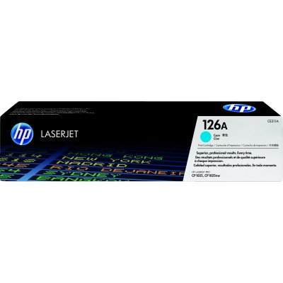 Cartucho de tóner original LaserJet 126A cian
