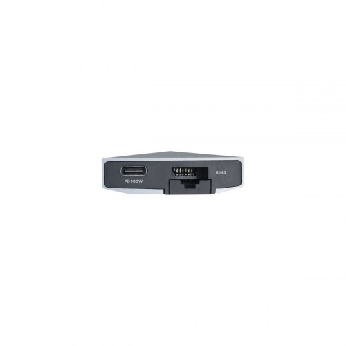 Aisens - Usb-C Dock 9 En 1, Usb-C A 1Xhdmi, 1Xrj45, 3Xusb, 1Xpd, 1Xaud