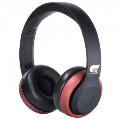 Auriculares bluetooth fonestar harmony - r - bluetooth 4.2 - batería recargable - jack 3.5 para uso con cable - manos libres - rojo