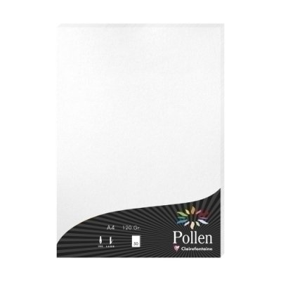 PAPEL CLAIREFONTAINE POLLEN A4 50h BLANC