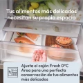 Frigorífico combi Candy ECN4CQTEX186, 185 x 59,5 x 66,7 cm, No Frost, clase E, 270 kWh/año, 38 dB, 355 litros, WiFi, inox - imagen 8