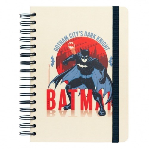 Cuaderno a5 tapa forrada erik dc comics batman