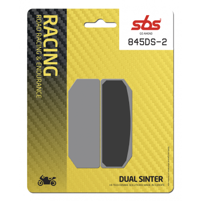 DS Racing Dual Sintered Brake Pads SBS 845DS2