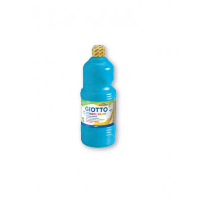 Témpera Escolar 1000 ml Botella Cian