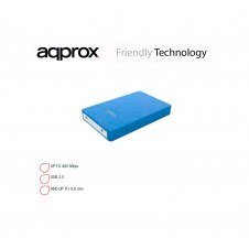 CAJA 2.5 APPROX USB 2.0 APPHDD09LB AZUL SATA