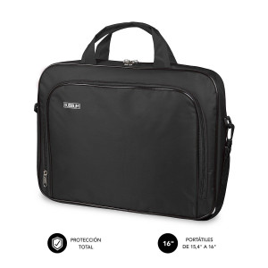 SUBBLIM - Maletín Ordenador Oxford Laptop Bag 15,4-16 Black