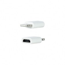 Adaptador lightning a micro usb nanocable - macho - hembra - blanco