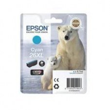 Cartucho tinta epson t263240 cian xl xp - 600 - 605 - 700 - 800 - oso polar