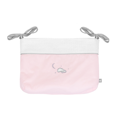 Cesta de pañales con lazos Dream Big Rosa