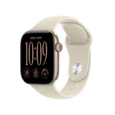 Smartwatch apple watch s12 gps 42mm light gold aluminium case with sand sport band s - m