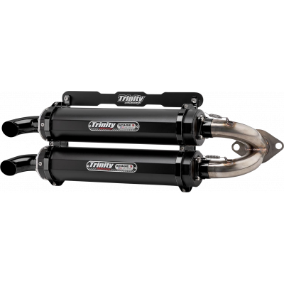 Stage 5 Slip-On Dual Muffler TRINITY RACING TR-4165S-C2