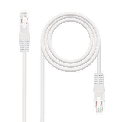 Nanocable CABLE RED RJ45 CAT.5E UTP AWG24, 0.5 M