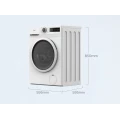 Lavadora Midea MF110W100BA10/W-ES, 10 kg, 1400 rpm, clase A-10%, blanco - imagen 4