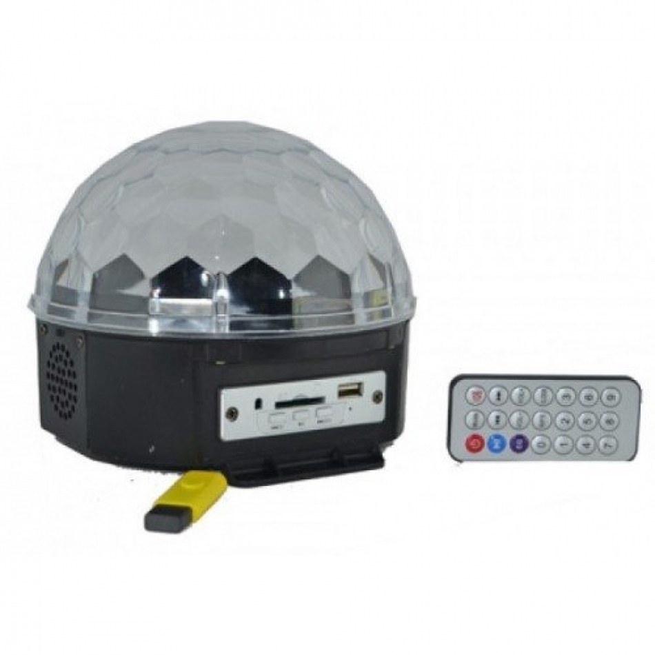 Efecto LED Mini Esfera 6x3W USB/SD/MP AC