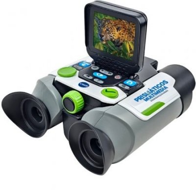 Prismáticos multimedia VTech Naturaleza y Aventura - Exploración interactiva | Grabación de fotos y vídeos