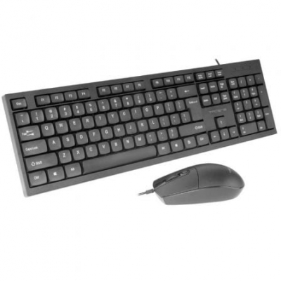 Teclado y Ratón Tacens ACP02/ Negro