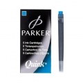 Recambio Pluma Parker Largo Azul P/5