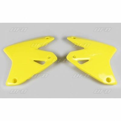 Plásticos laterales de radiador UFO Suzuki amarillo SU03978-102 SU03978#102