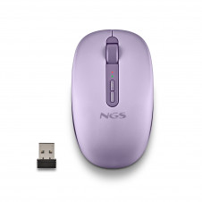 NGS FOG DUAL PURPLE ratón Universal Ambidextro RF Wireless + Bluetooth 1600 DPI