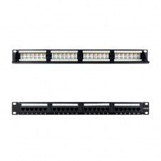 Nanocable Panel Parcheo 24P CAT.6A UTP 19\11U Dual
