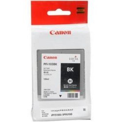 Cartucho tinta canon pfi103bk negro ipf5100