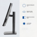 Monitor iggual ML27WC, 27 pulgadas, Full HD, IPS, 120 Hz, 1 ms, altura regulable, webcam, altavoces, HDMI, VGA, 90% sRGB - imagen 3