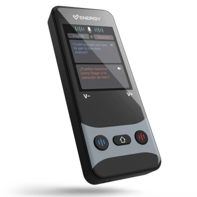 Traductor inteligente Energy Sistem AI Translator - 160 idiomas con WiFi | 21 idiomas sin conexión | Pantalla 2.4 | Cámara OCR