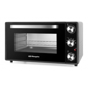 Horno compacto de sobremesa Orbegozo HOT386, 38 litros, 2000W, negro
